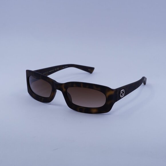 Gucci GG1786S 002 Sunglasses Dark Havana Rectangle Frame, Brown Lenses main image 10